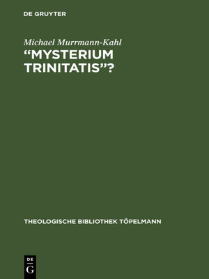 cover image of "Mysterium trinitatis"?